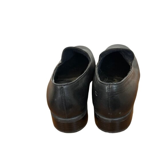 Women Easy Spirit  Size 8.0 Black Faux Leather Casual  Slip-On Shoe Black - Picture 7 of 11